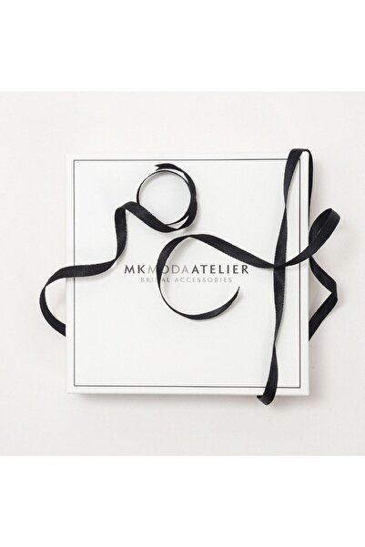 MK MODA ATELİER Women's White Floral Hair Accessory T-10015