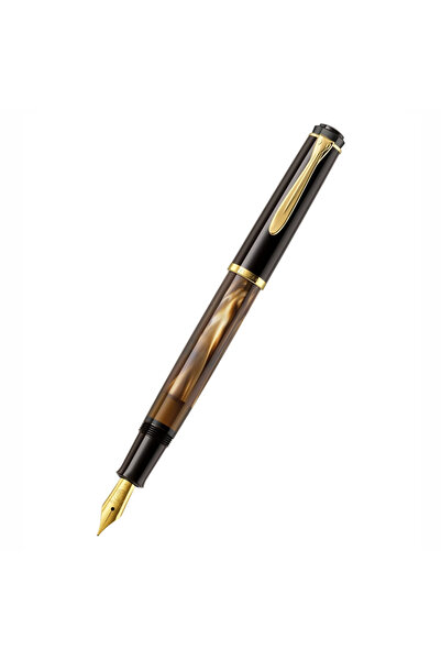 Pilot Pelikan M200 Dolma Kalem Marble Brown F