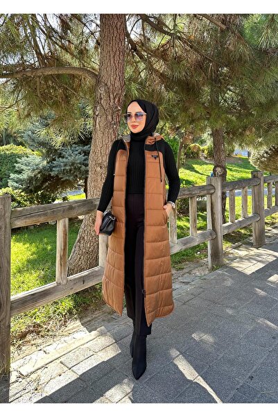 Doque Kışlık Kapitone Şişme Elyaf Dolum Kadın Yelek 50004