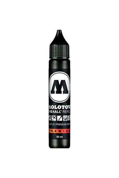 Molotow One4all Akrilik Mürekkep Refill 30 ml Signal Black 180