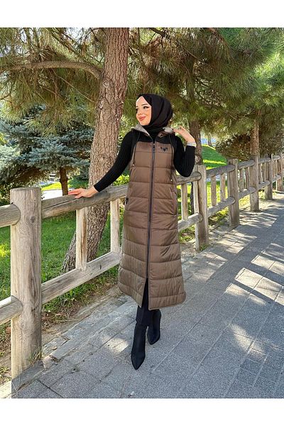 Doque سترة نسائية شتوية مبطنة قابلة للنفخ من الألياف 50004