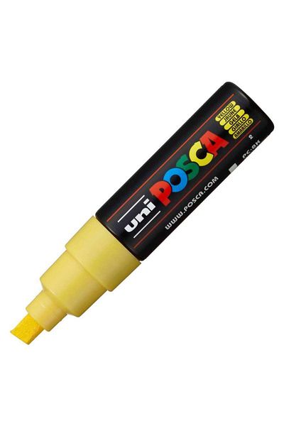 Uni 8.0 mm Posca Painting Marker - Pc-8K Yellow