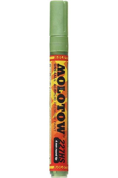 Molotow 227hs One4all Acrylic Marker Pen 4 Mm Metallic Light Green 226