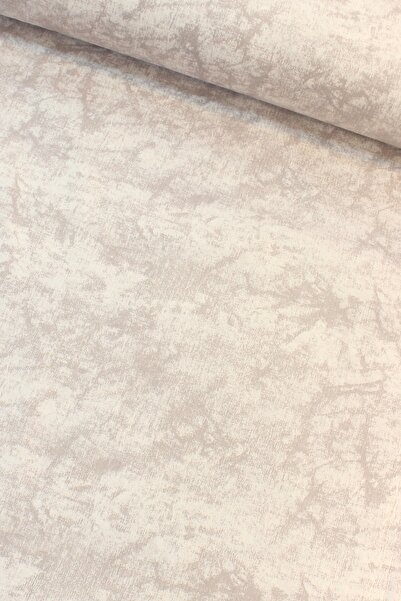 CAMELIA Bej Keten Efekti Nevresimlik Poplin Kumaş