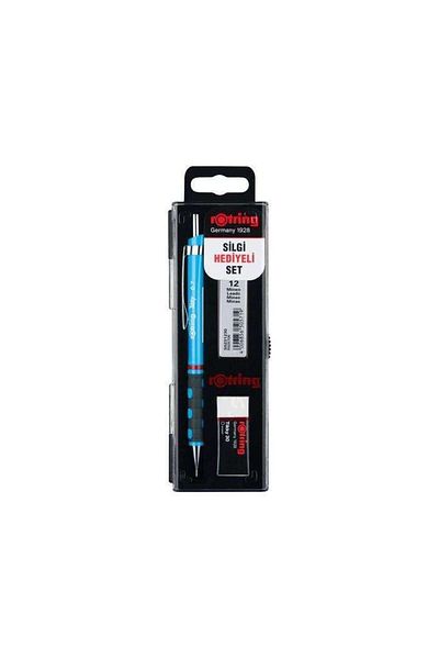 Rotring Tikky 0,7 Mm Tip Pen with Eraser Gift Turquoise Color