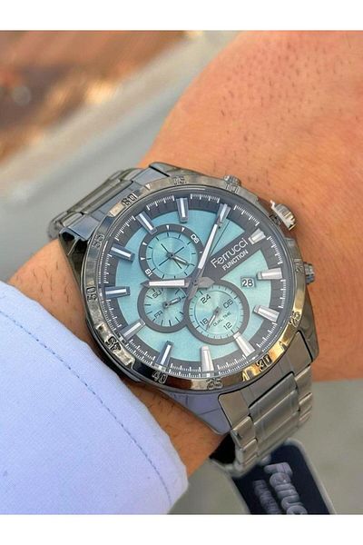 Ferrucci FRC.FT.1.185 Ferrucci Steel Cord Inner Gauges Active Function New Season Men's Wristwatch