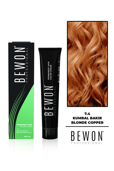 BEWON Saç Boyası - Kumral Bakır 7.4