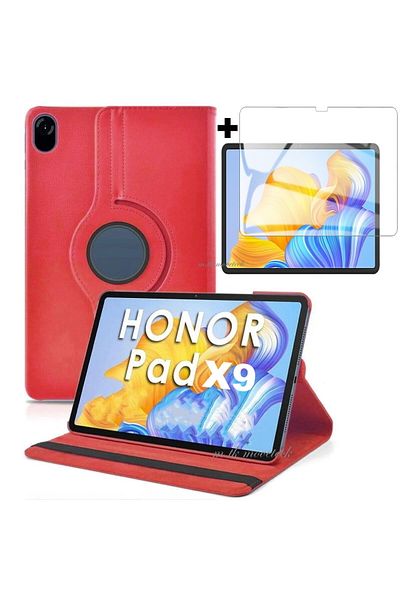 m.tk moveteck Huawei Honor X9 11.5 inch Case 360 Rotatable Stand Tablet Case + Screen Protector 2in1 Armor Set
