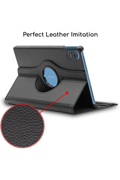 m.tk moveteck Huawei Honor X9 11.5 inç Kılıf 360 Dönebilen Standlı Tablet Kılıfı + Ekran Koruyucu 2in1 Zırh Set