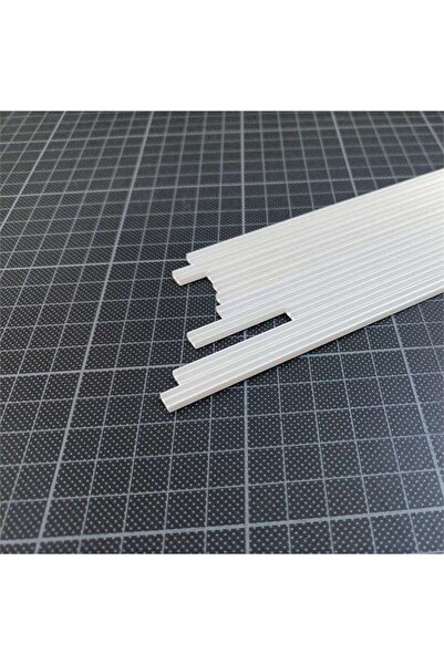 GVN ART E Profil Plastik Çıta 8x4mm 50cm 10 Adet