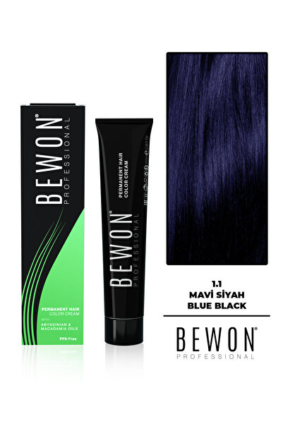 BEWON Saç Boyası - Mavi Siyah 1.1