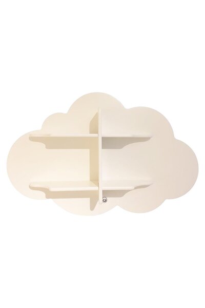 Meltem Smart Krem Bulut Ledli Duvar Rafı