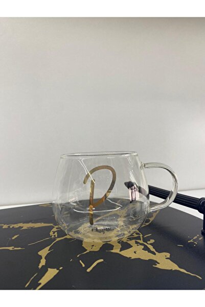 B.A.Y.NUVOLA Costa Letter 400 ml Özel Harfli Cam Kupa