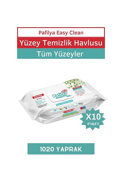 Pafilya Easy Clean Surface Cleaning Towel 10x102 (1020 Sheets)