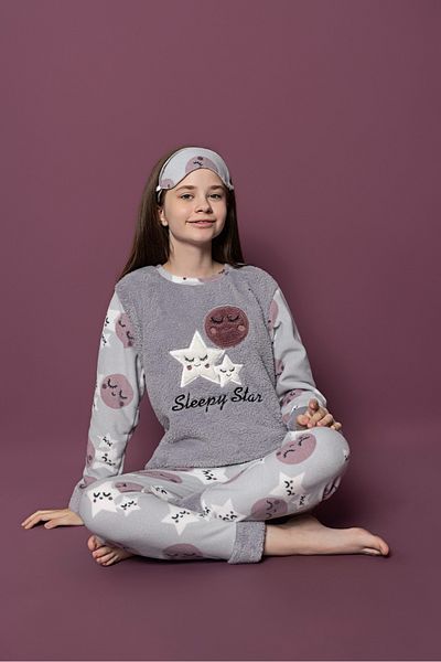 Asel Children's Fleece Pajama Set