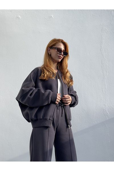 AYTEN AVCI Σετ φόρμας Anthracite με Bomber Jacket