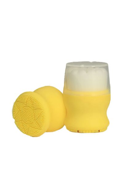 Nofella 3-Piece Care Set - Handle-Free Facial Cleansing and Peeling Brush, Mask Peeling and Applying Apparatus