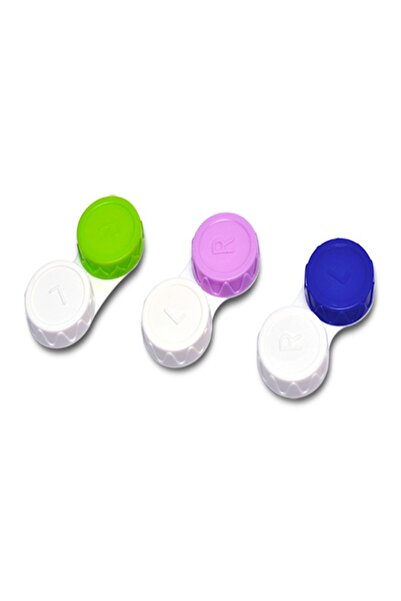 Bizzarini Lens Saklama Kabı 3 Adet MAVİ