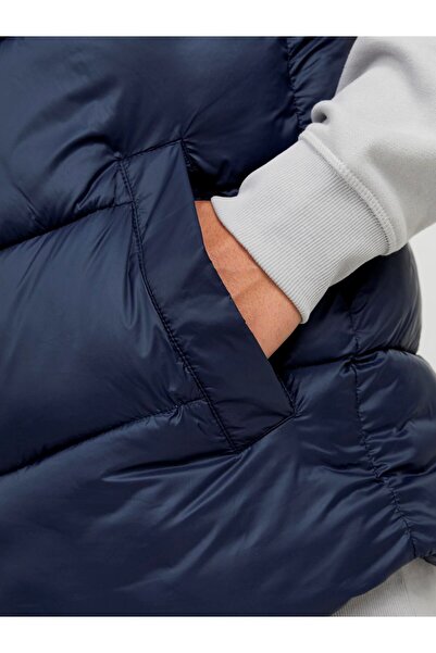 Jack & Jones Men's Stand-up Collar Zippered Puffer Coat - 12235861