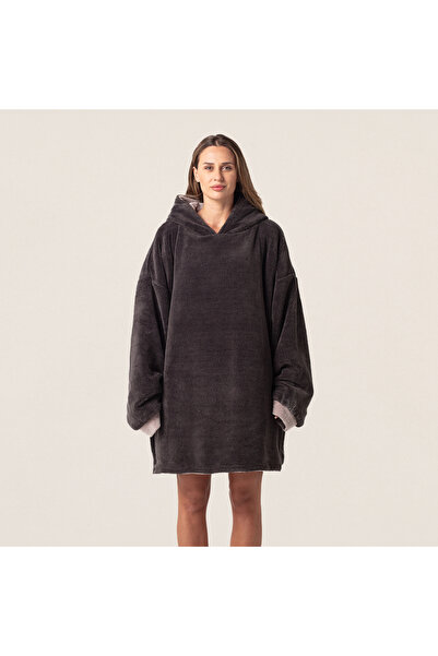 MEYN COLLECTİON UNISEX HOODED WEARABLE BLANKET