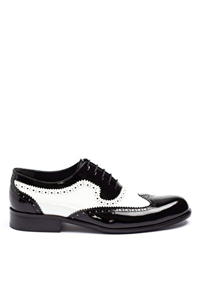 Celal Gültekin Siyah Beyaz Erkek Klasik Ayakkabı 055 3000-20273