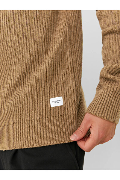 Jack & Jones Men's Half Zipper Turtleneck Sweater - 12236308