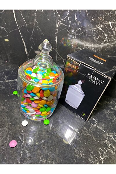 Tekbir KIRİSTAL CAM 400 ML DRAJELİK KAVONOZ