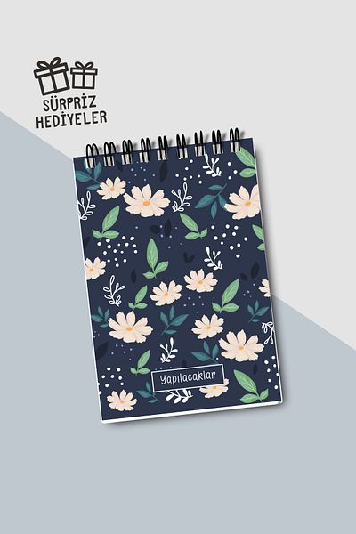 Eldesen Tasarım Do List A6 Notebook with Flexible Cardboard Cover, Mini Notebook