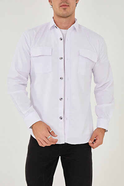 ENZİM JEANS Чоловіча сорочка-комір - на ґудзиках