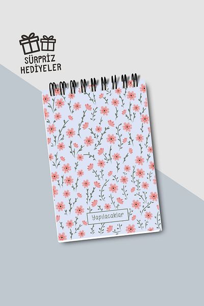 Eldesen Tasarım Do List A6 Notebook with Flexible Cardboard Cover, Mini Notebook