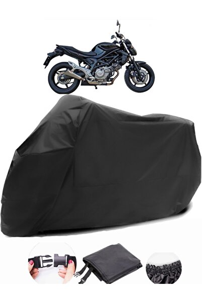 AutoEN سوزوكي SFV 650A جلاديوس أسود للدراجات النارية القماش المشمع مقاوم للماء