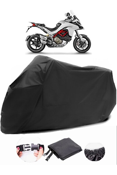 AutoEN Ducati Multistrada 1200S Black Motorcycle Tarpaulin Waterproof Durable...