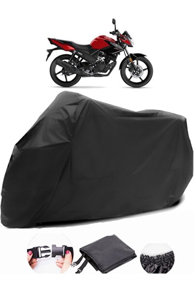 AutoEN ياماها YS 125 قماش مشمع أسود للدراجات النارية مقاوم للماء