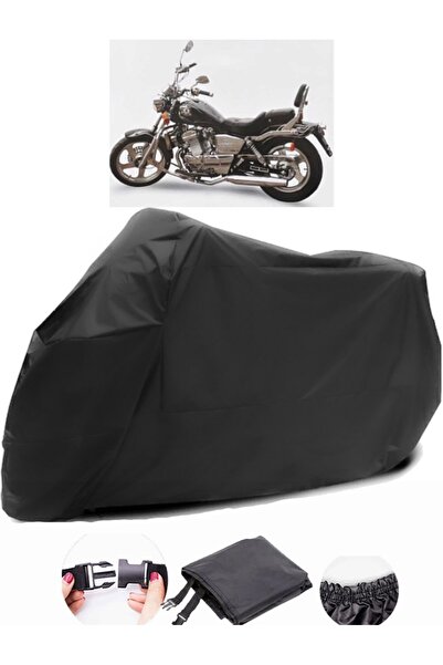 AutoEN Regal Raptor Compatible DD 250E-9 Black Motorcycle Tarpaulin Waterproo...