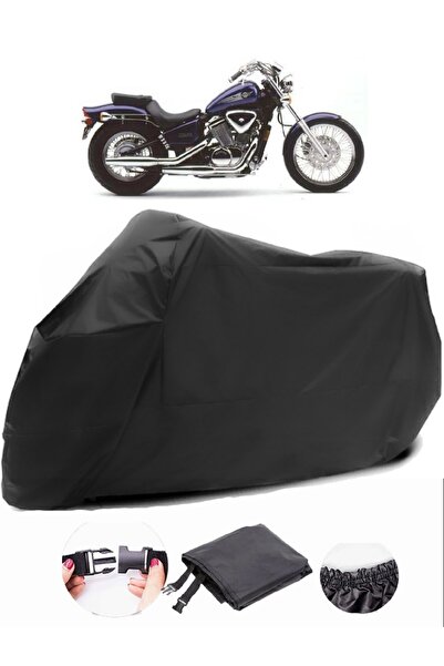 AutoEN لهوندا VT 600 الظل الأسود دراجة نارية القماش المشمع نسيج مقاوم للماء دائم