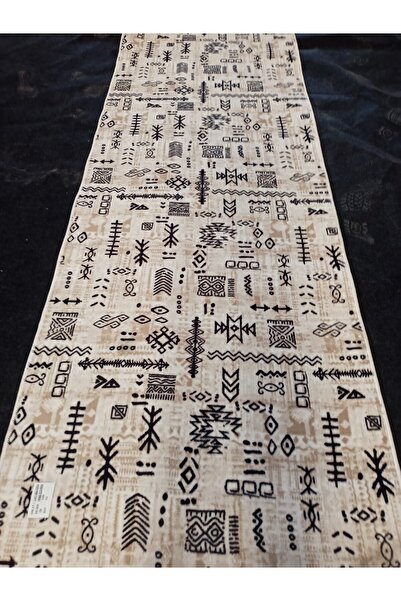 Genel Markalar Kilim Desenli Yıkanabilir Kaymaz Taban Dört Mevsimlik Salon, B...