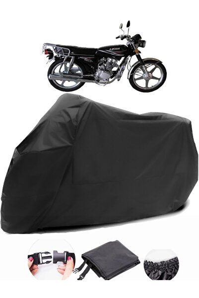 AutoEN ليفان دراجون 125 قماش مشمع أسود للدراجات النارية مقاوم للماء