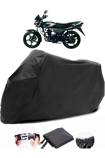 AutoEN ليفان جلينت 100 قماش مشمع أسود للدراجات النارية مقاوم للماء