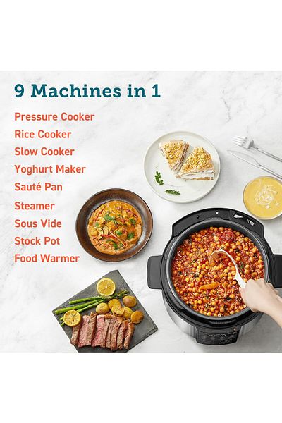 COSORI 5.7 L Electric Pressure Cooker - 50 Recipes, 9-in-1 Multi Cooker
