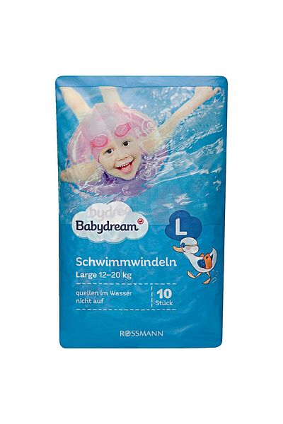 BABYDREAM Pack of 10 Large Size Swimsuit Baby Diapers - 12-20kg
