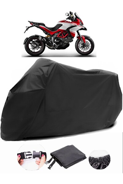 AutoEN Ducati Multistrada 1200 Pikes Peak Black Motorcycle Tarpaulin Waterpro...