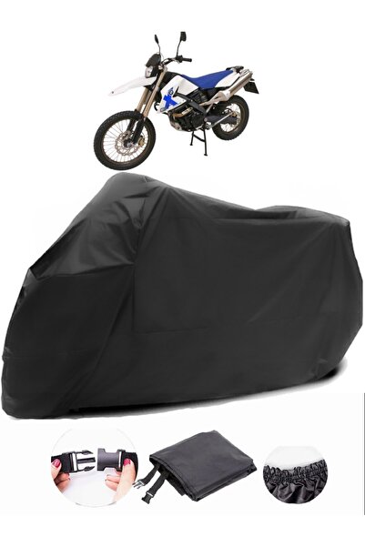 AutoEN BMW G 650 X Challenge Black Motorcycle Tarpaulin Waterproof Durable Fa...