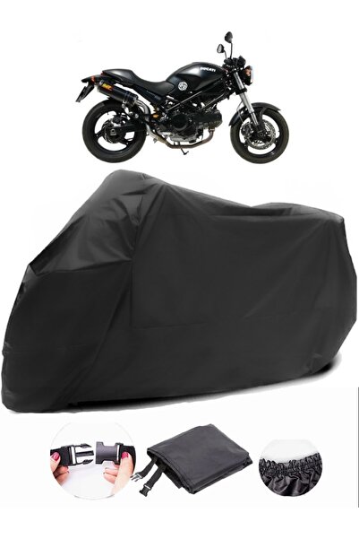 AutoEN دوكاتي مونستر 695 متوافق مع القماش المشمع الأسود للدراجات النارية المق...