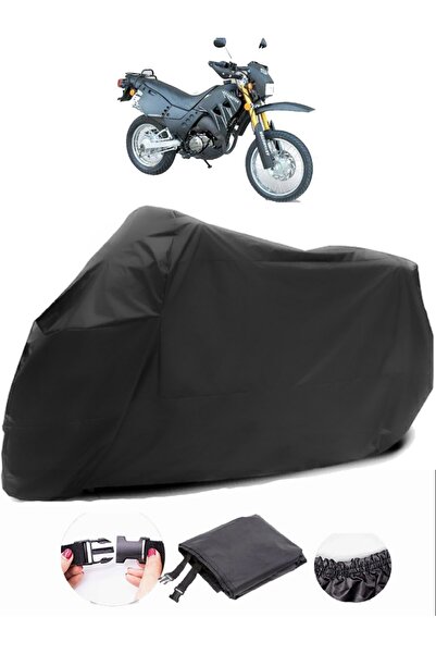 AutoEN Asia AS 200 GY 2 Black Motorcycle Tarpaulin Waterproof Durable Fabric