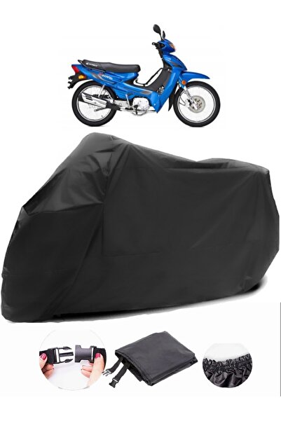 AutoEN Kymco Activ 110 قماش أسود للدراجات النارية مقاوم للماء ومتين