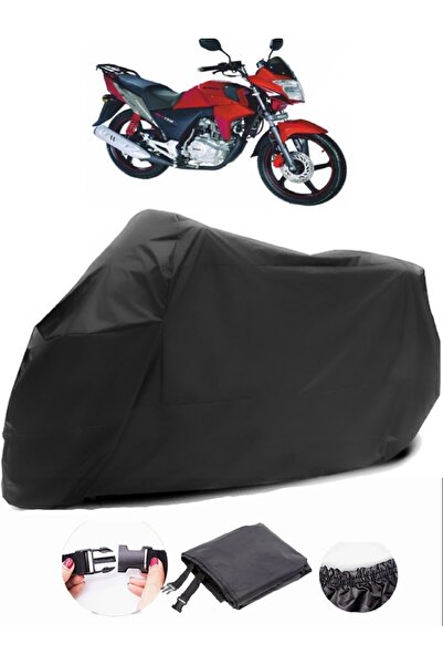 AutoEN Bisan Tornado FKT 150 Black Motorcycle Tarpaulin Waterproof Durable Fa...