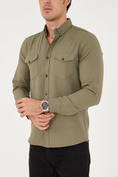 ENZİM JEANS Ανδρικό πουκάμισο Polycotton
