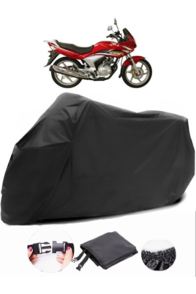 AutoEN Honda CBF 150 Black Motorcycle Tarpaulin Waterproof Durable Fabric