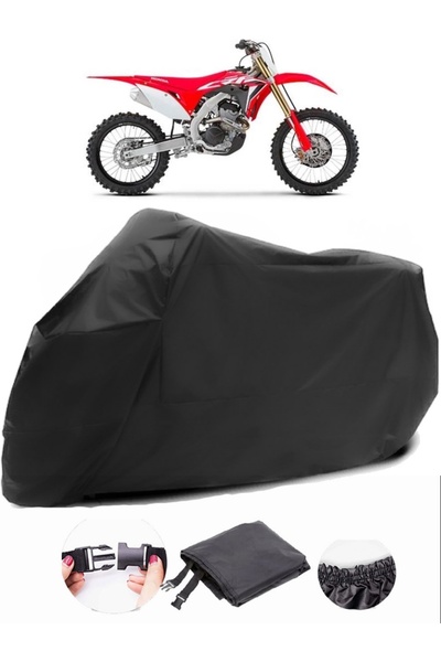 AutoEN Honda CRF 250 R Black Motorcycle Tarpaulin Waterproof Durable Fabric