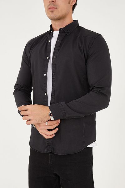 ENZİM JEANS Мъжка изпрана дънкова риза